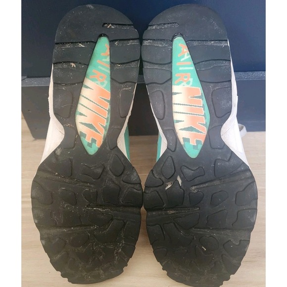 NIKE AIR MAX 93 WATERMELON SNEAKERS MENS 7.5 WOMENS SIZE 9 WHITE GREEN ATHLETIC - Picture 7 of 11